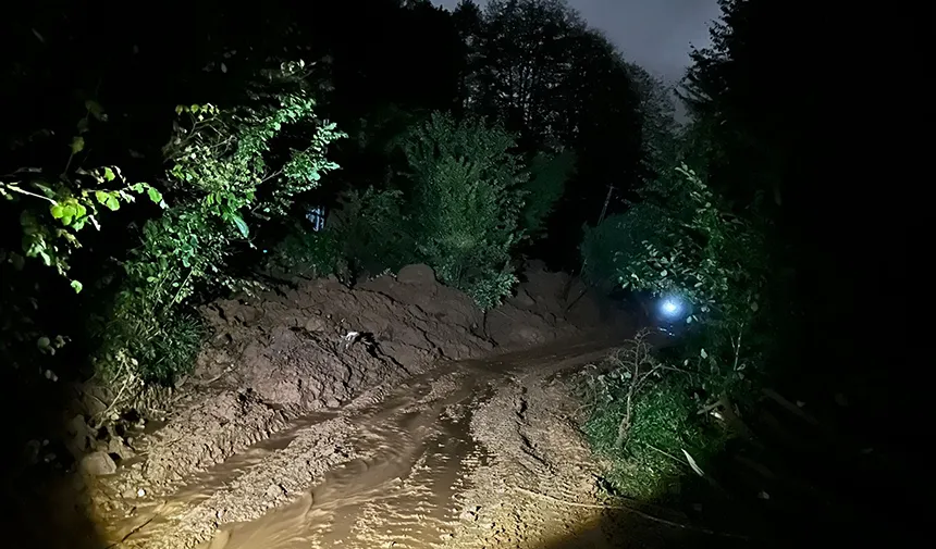 Şiddetli yağışlar Rize'de tahribata yol açtı