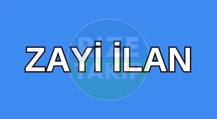 Zayi İlanı