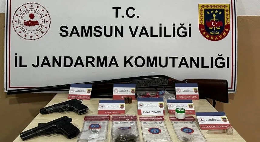 Samsun'da uyuşturucu operasyonunda 2 şüpheli yakalandı