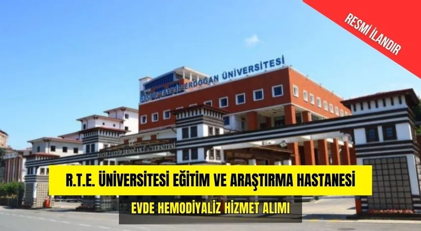 EVDE HEMODİYALİZ HİZMET ALIMI