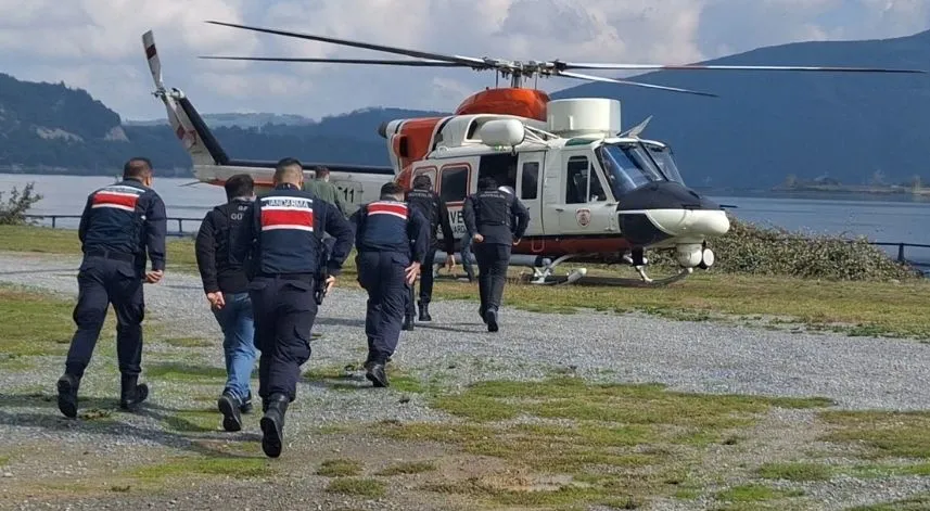 Helikopter destekli operasyonda 160 kilogram uyuşturucu ele geçirildi