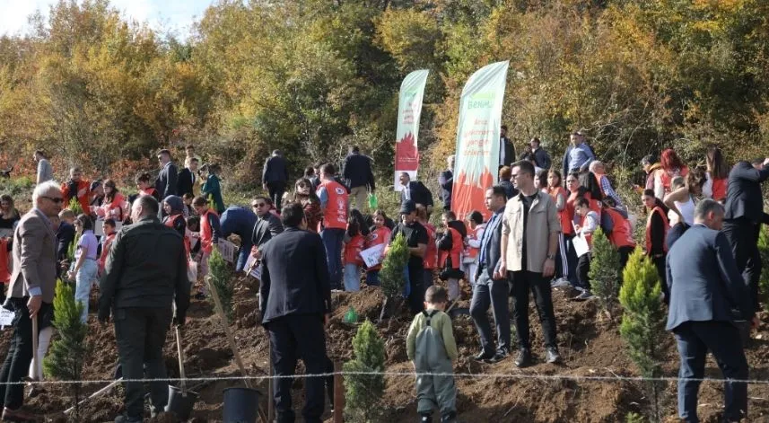 81 İlde 81 Orman Projesi kapsamında fidan dikimi Samsun'da başladı