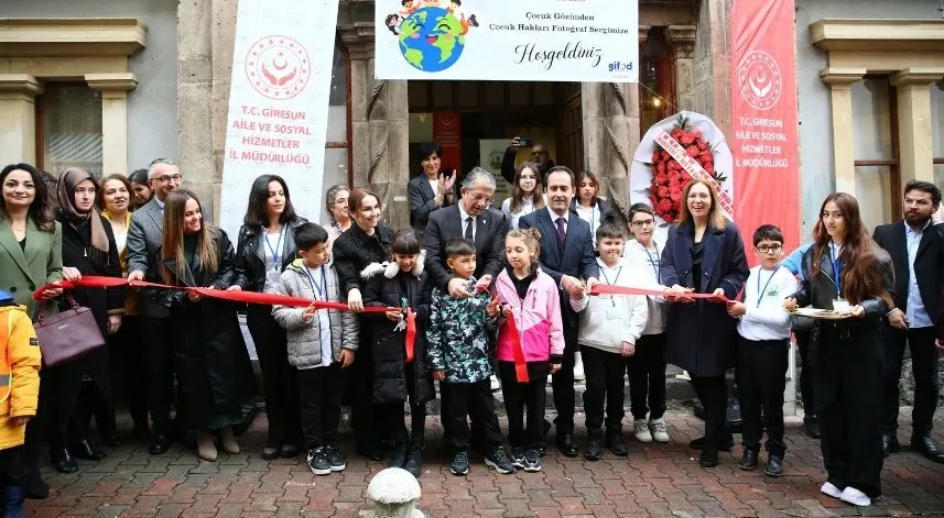 Giresun'da Çocuk Gözünden Çocuk Hakları Fotoğraf Sergisi açıldı