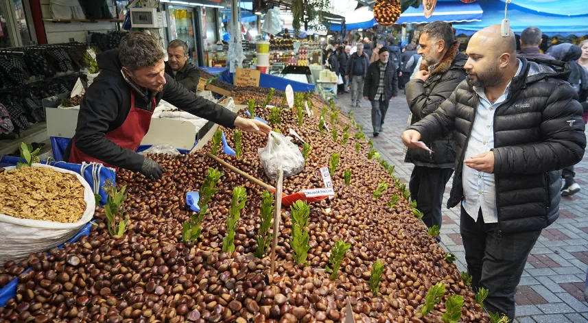 Pazarda Çin kestanesinin yerini yerli kestane aldı