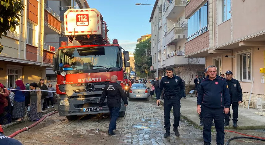 Ordu'da ev yangını