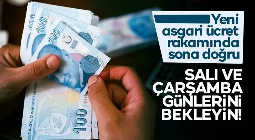 Yeni asgari ücret rakamında sona doğru