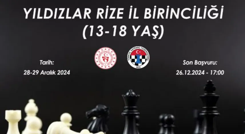 Rize’de Satranç Heyecanı Başlıyor