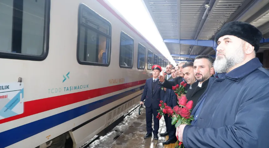 Doğu Ekspresi Erzurum durağında mola verdi