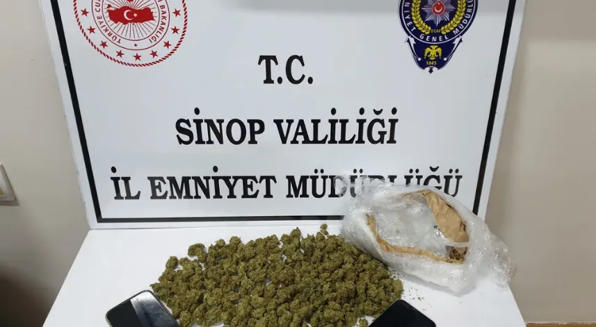 Sinop'ta uyuşturucu operasyonunda 3 zanlı yakalandı