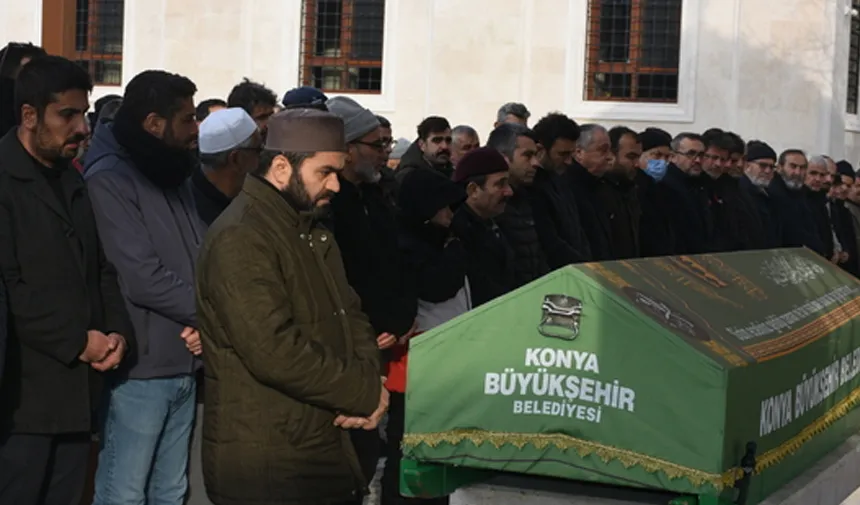 Erzurum'da nehirde ölü bulunan öğretmenin cenazesi Konya'da defnedildi