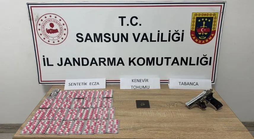 Samsun'da uyuşturucu operasyonlarında 3 zanlı yakalandı