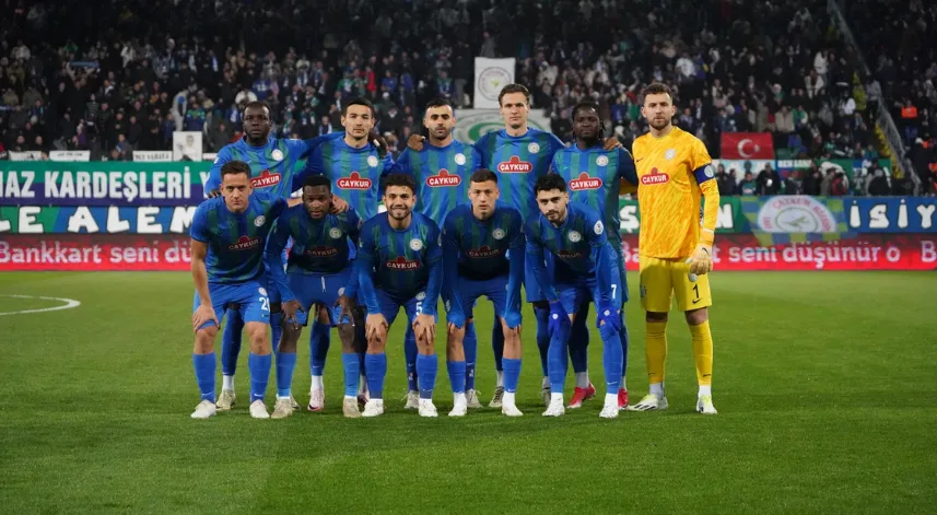 Çaykur Rizespor, ilk yarıda istikrarsız görüntü çizdi