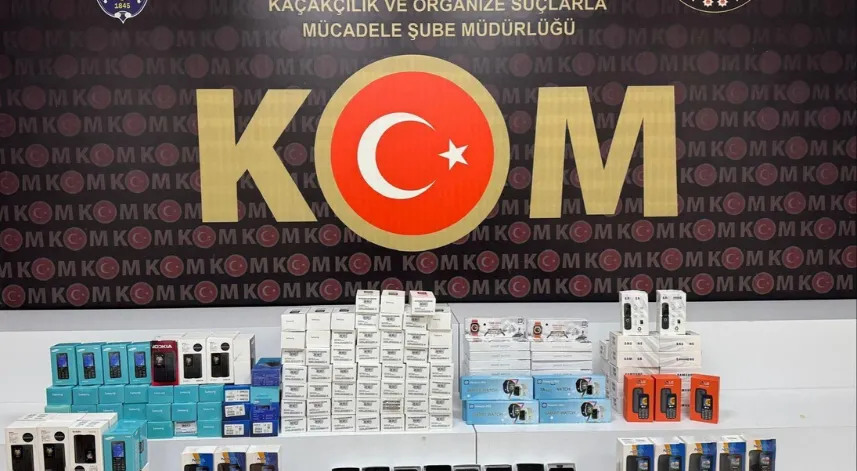 Ordu’da kaçak cep telefonu operasyonu