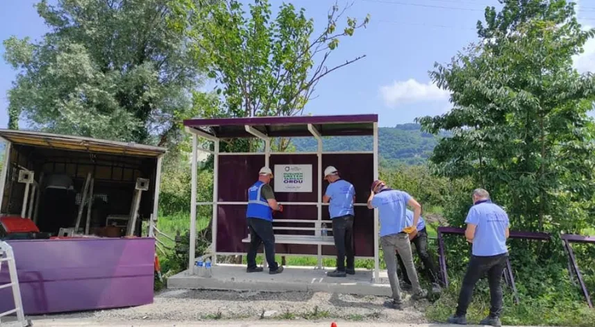 Ordu’da hükümlüler tarafından bin 500 adet durak üretildi