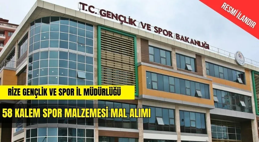 58 KALEM SPOR MALZEMESİ MAL ALIMI