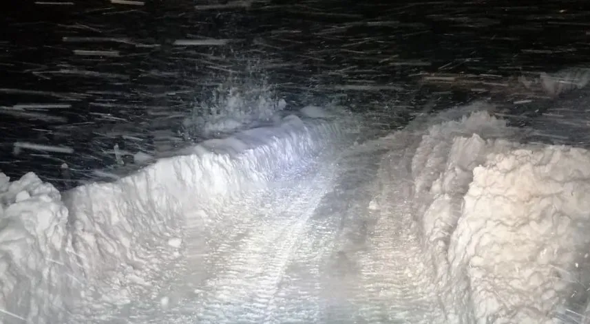 Samsun'un yüksek kesimlerinde kar kalınlığı 1,5 metreye ulaştı