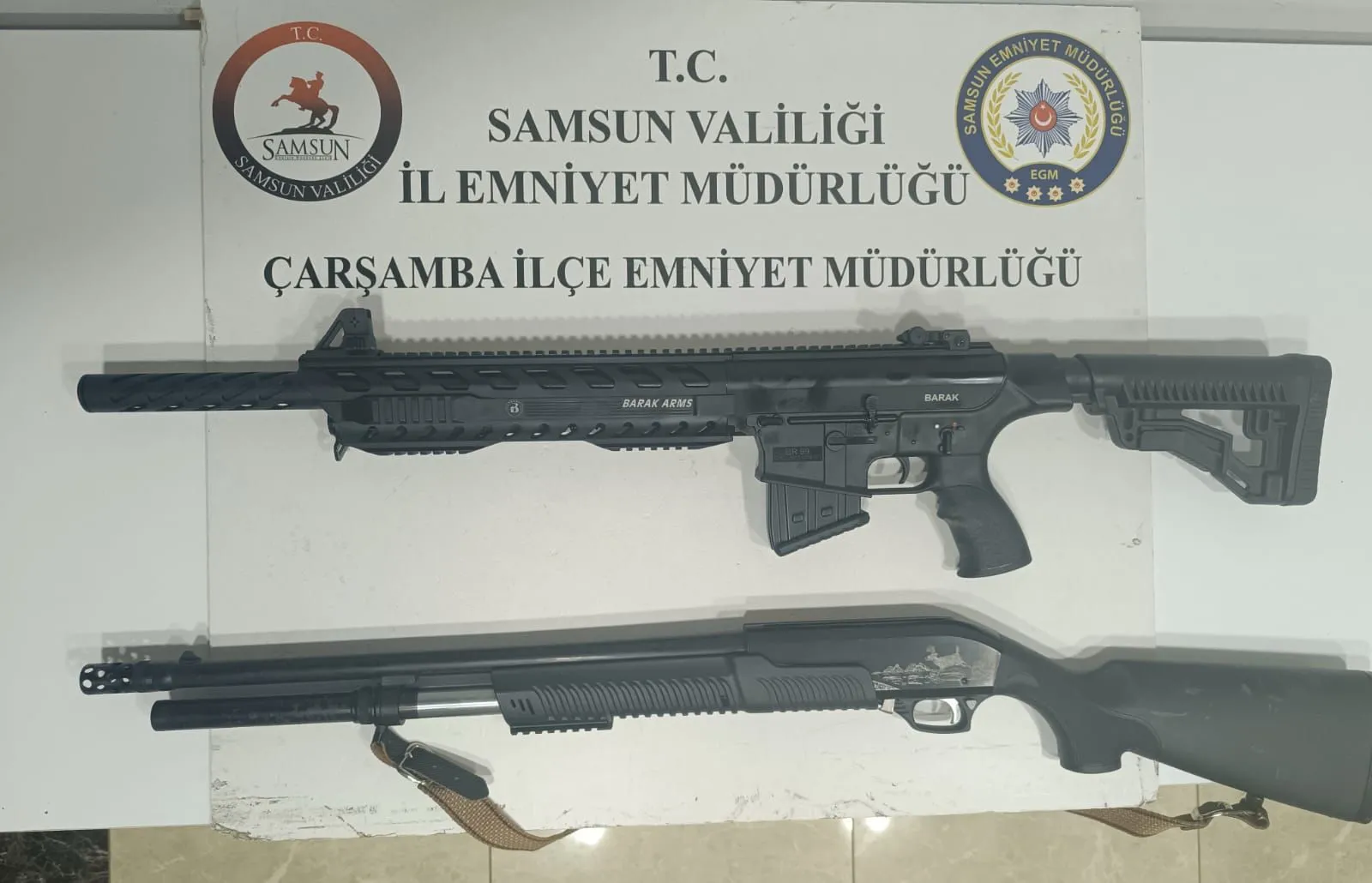 Çarşamba'da havaya ateş eden kişi gözaltına alındı