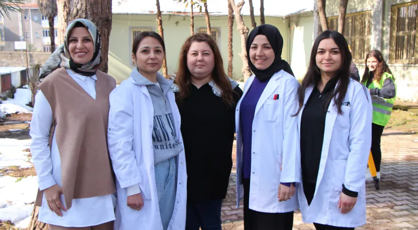 Bu lisedeki Harita Tapu Kadastro Alanı kadın öğretmenlere emanet