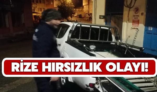 Rize büyükköy’de hırsızlık girişimi!