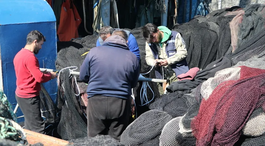 Karadenizli tayfalar, Tekirdağ'da sezonluk mesailerini erken tamamladı