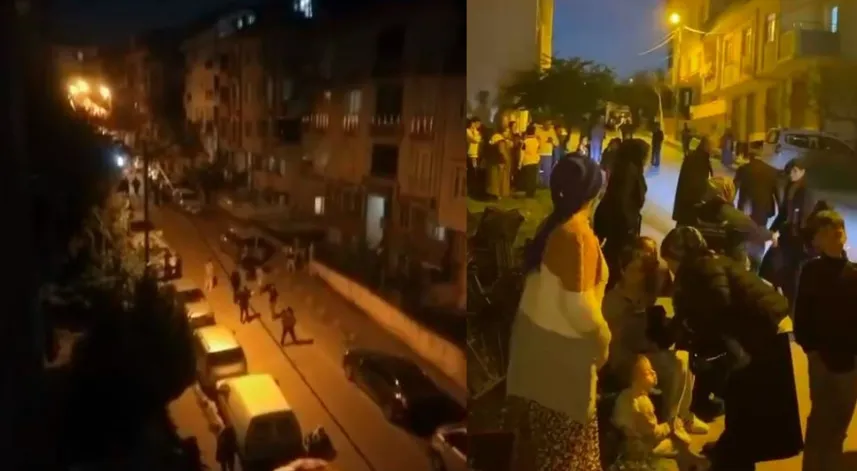 İstanbul’da 4,3 büyüklüğünde deprem: Vatandaşlar sokağa döküldü