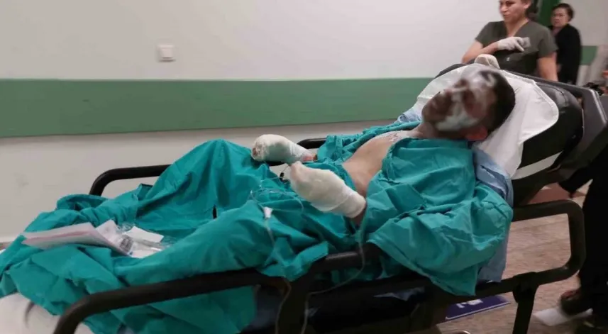 Yaktığı ateşe tiner döken genç ağır yaralandı