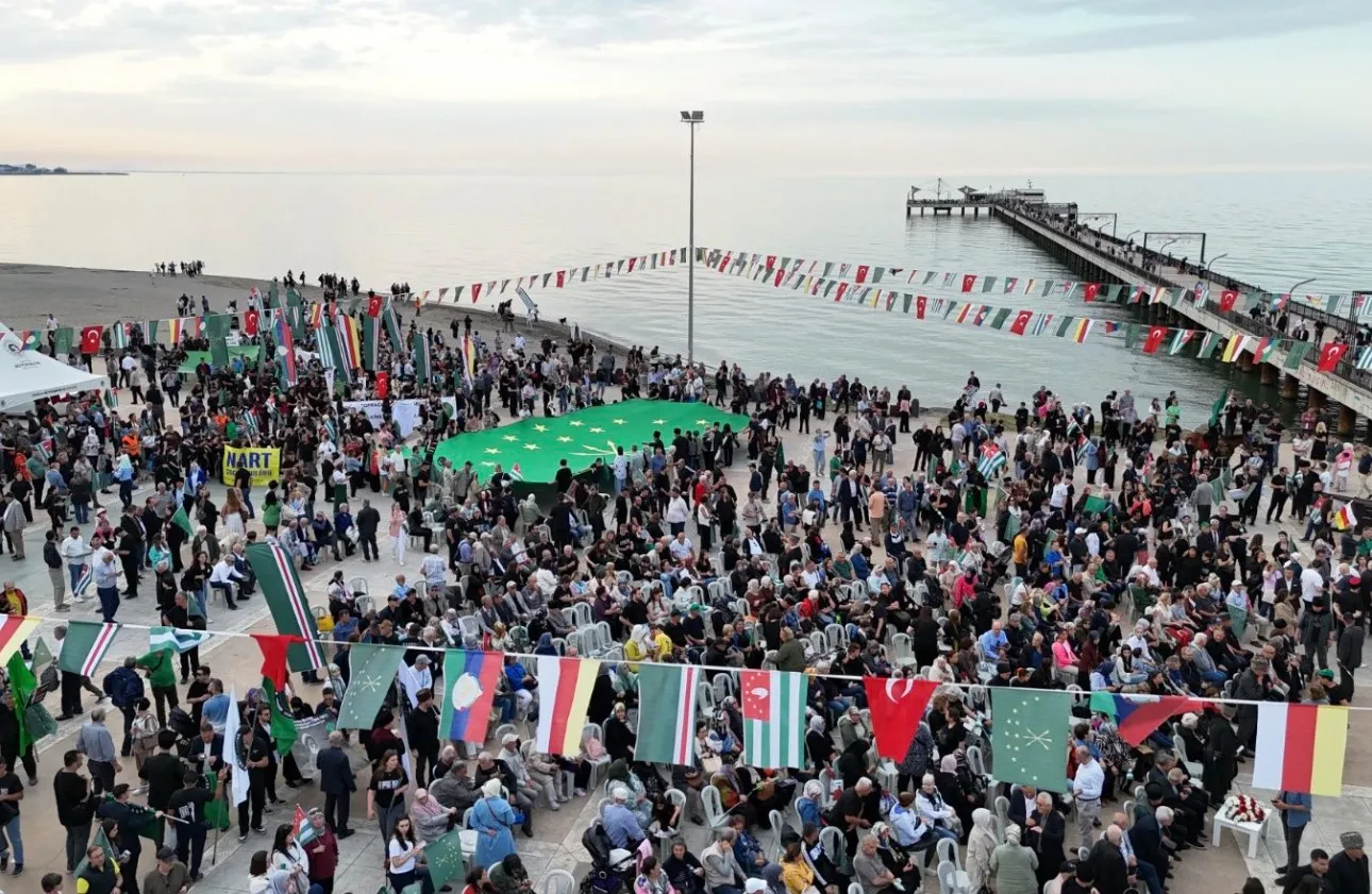 Samsun'da Çerkes Soykırımı ve Sürgünü'nün 161. yılı anıldı