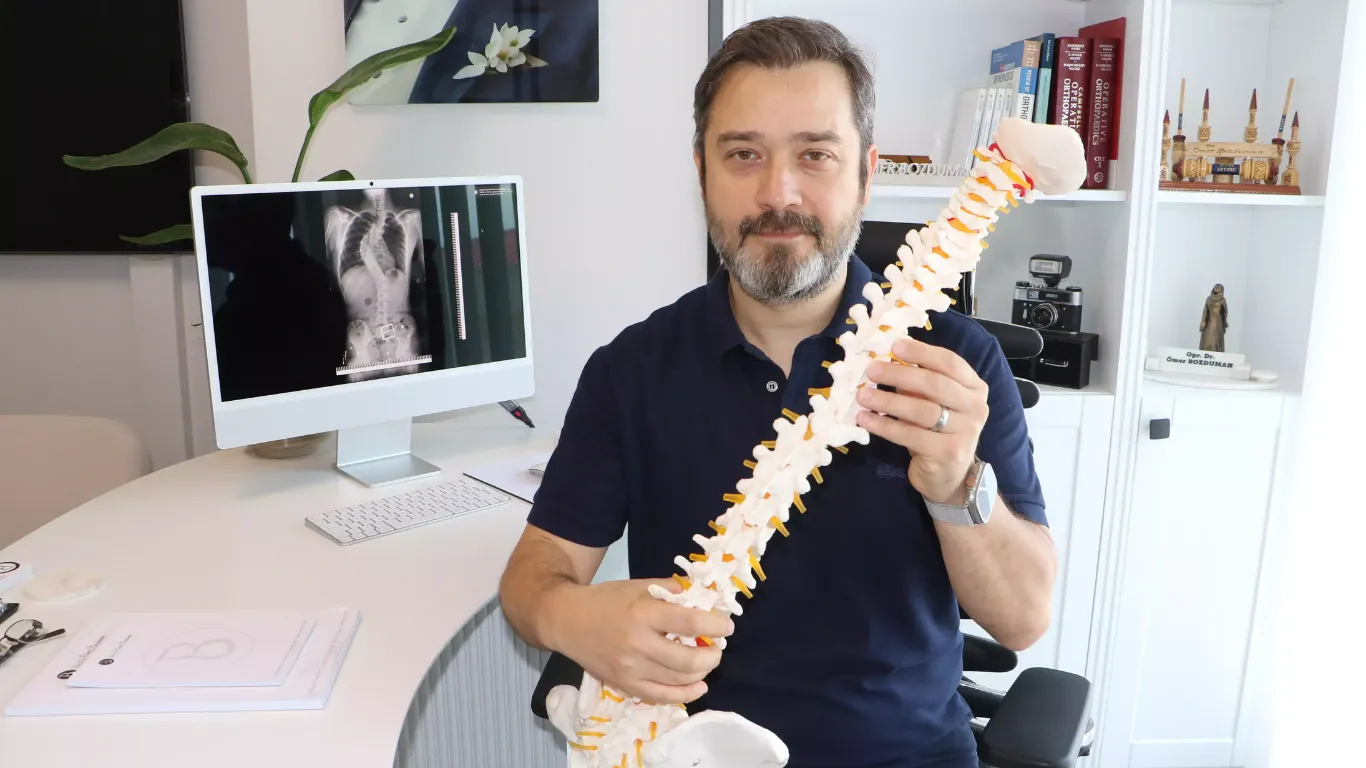 Samsun- Erken tanı ile skolyoz cerrahisiz atlatılabilir