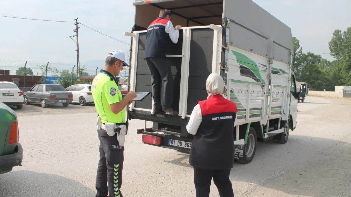 Düzce'de Kurban Bayramı öncesi denetimler sürüyor
