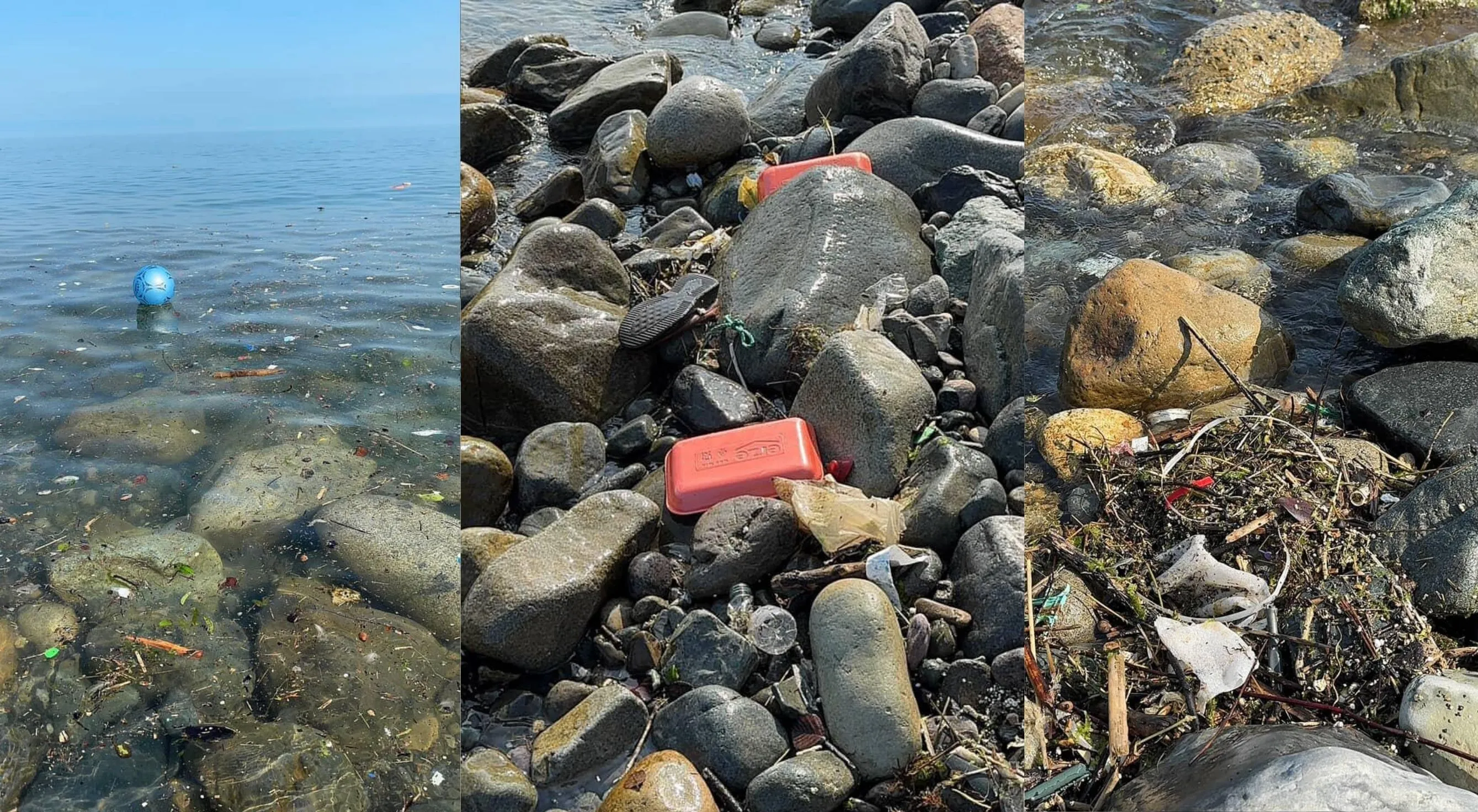 Yeniay Plajı’nda kirlilik endişesi: Deniz çöplerle kaplandı