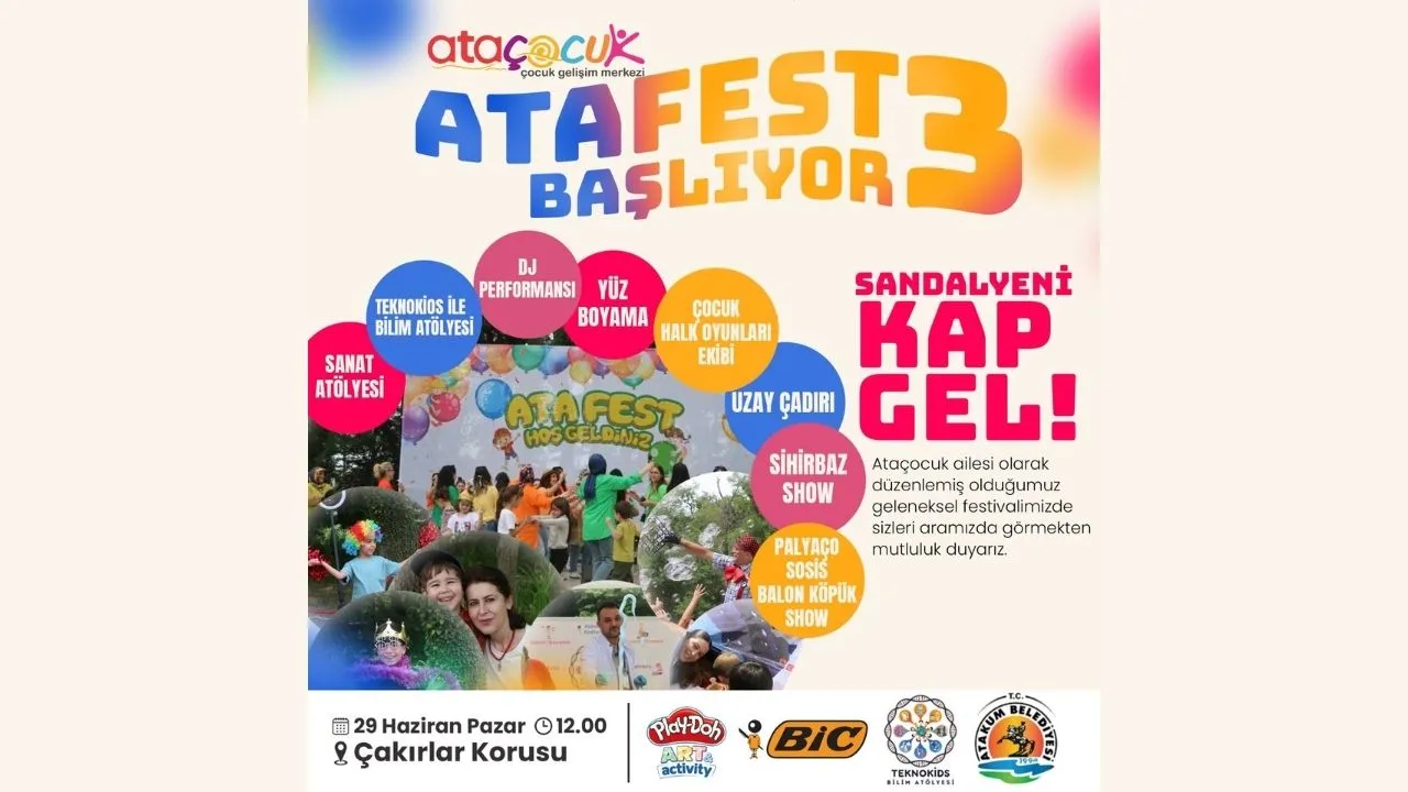 Atakum'da çocuklara doğayla iç içe festival: Atafest başlıyor