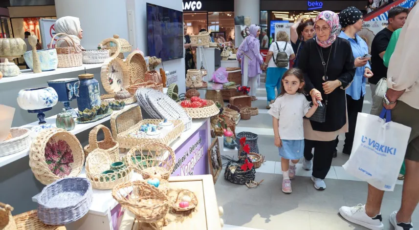 Samsun’da kadın kursiyerlerden 3 bin el emeği ürün sergisi