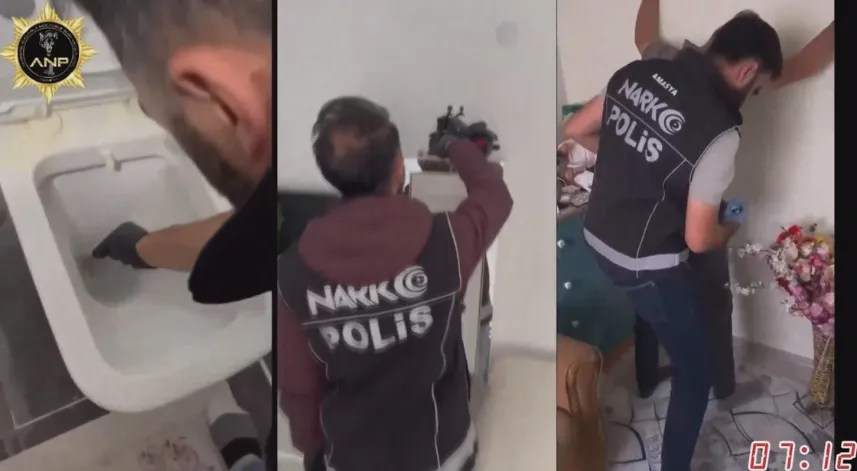 Amasya’da uyuşturucu operasyonu; 13 tutuklama