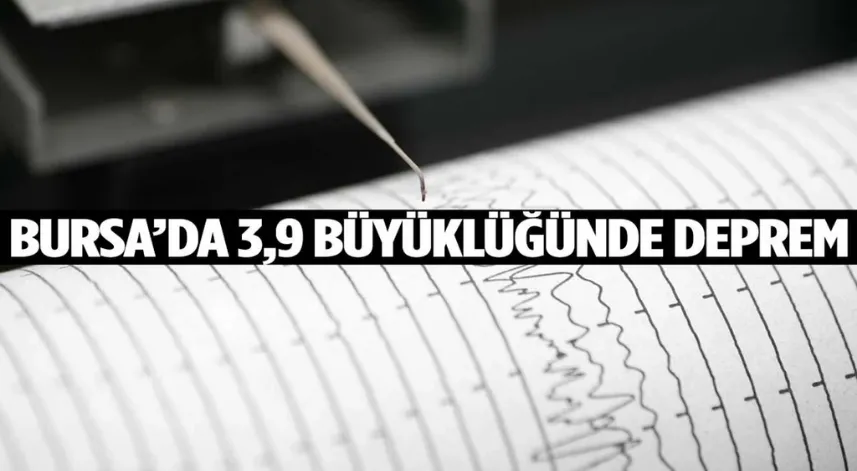 Bursa'da deprem, İstanbul'da da hissedildi