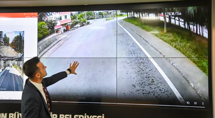 Trabzon'da yapay zeka destekli yol bakım projesi başladı