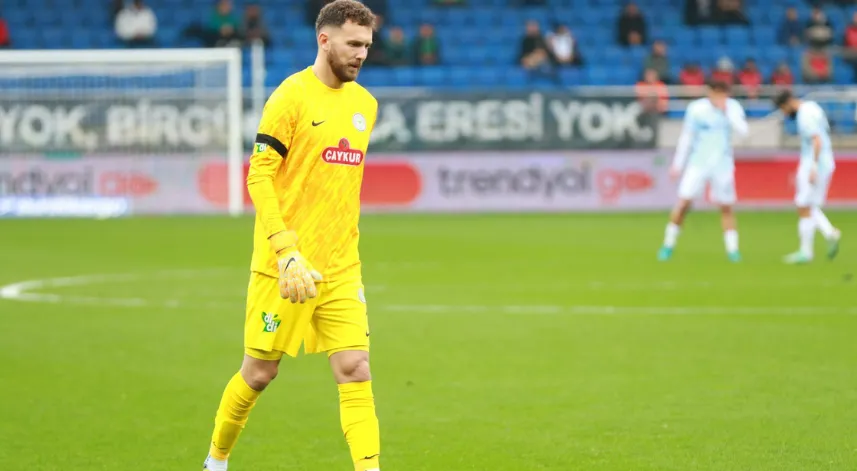 Rizespor’un kalecisi Tarık Çetin’den duygusal veda