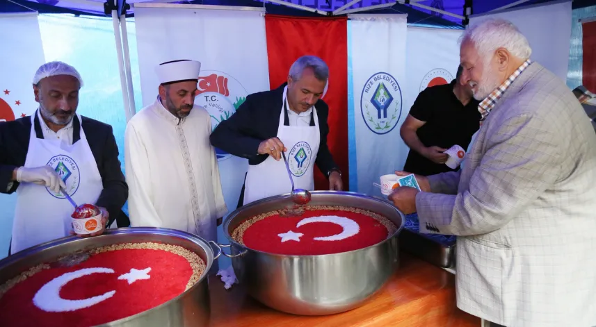 Rize'de aşure etkinlikleri düzenlendi