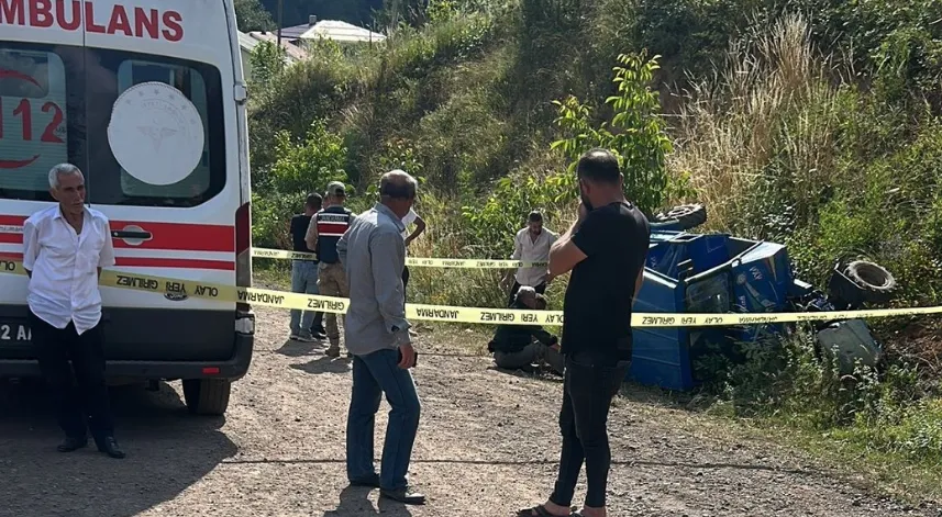 Ordu'da patpat kazası: 1 kişi hayatını kaybetti
