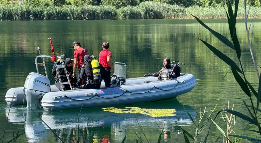 Bolu'da gölette botu alabora olan gencin cansız bedenine ulaşıldı