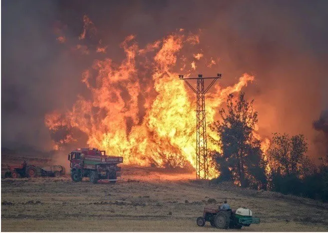 Bolu itfaiyesinden Sakarya’ya destek