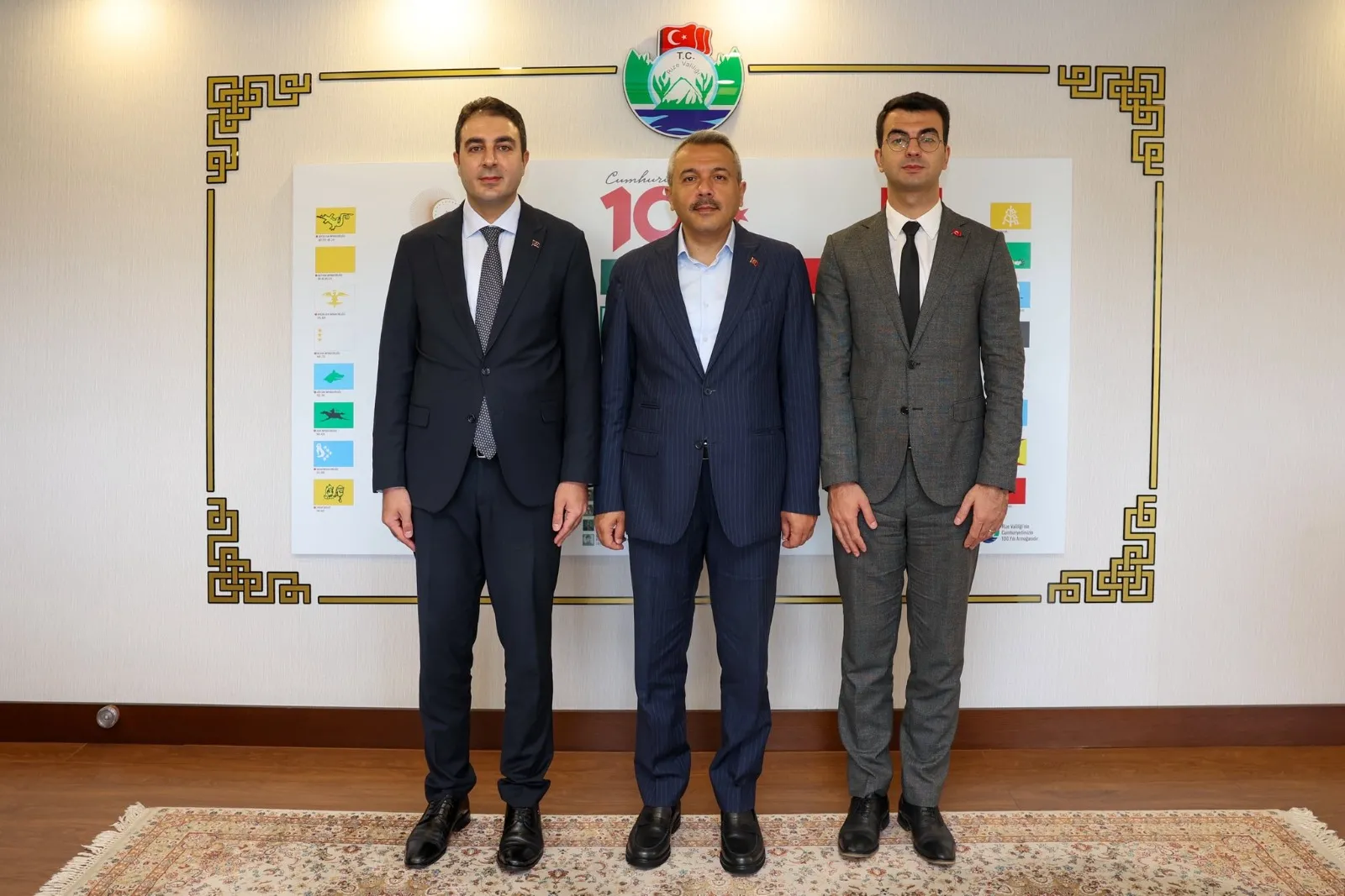 Kalkandere ve İkizdere Kaymakamları Rize'ye veda ediyor