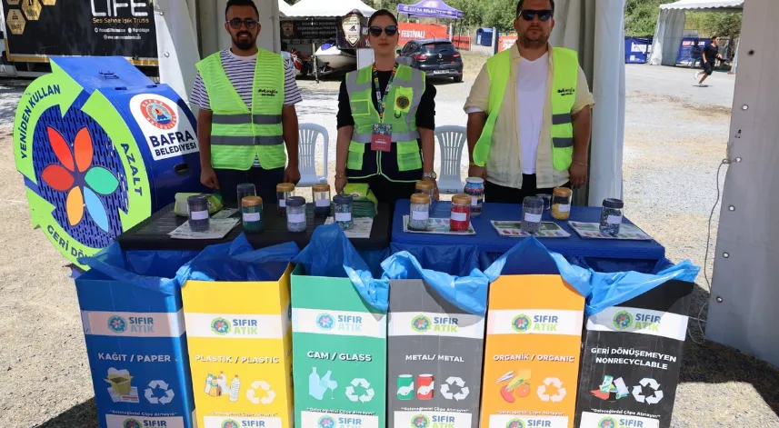 KapıkayaFest’te 4 günde 7 ton atık toplandı