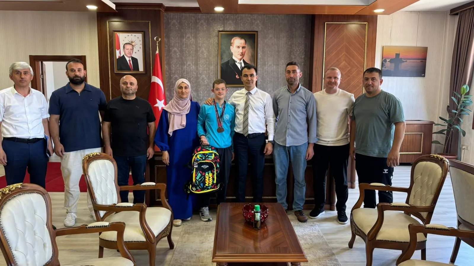 Özel sporcu minik Miraç, Rize’ye Türkiye 3.’lüğü getirdi