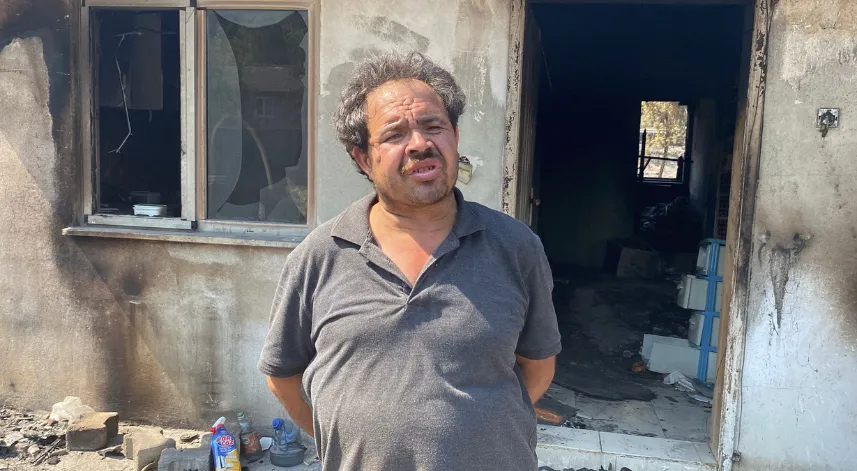 Karabük'teki orman yangınında evleri zarar görenler konteynerlere yerleşiyor