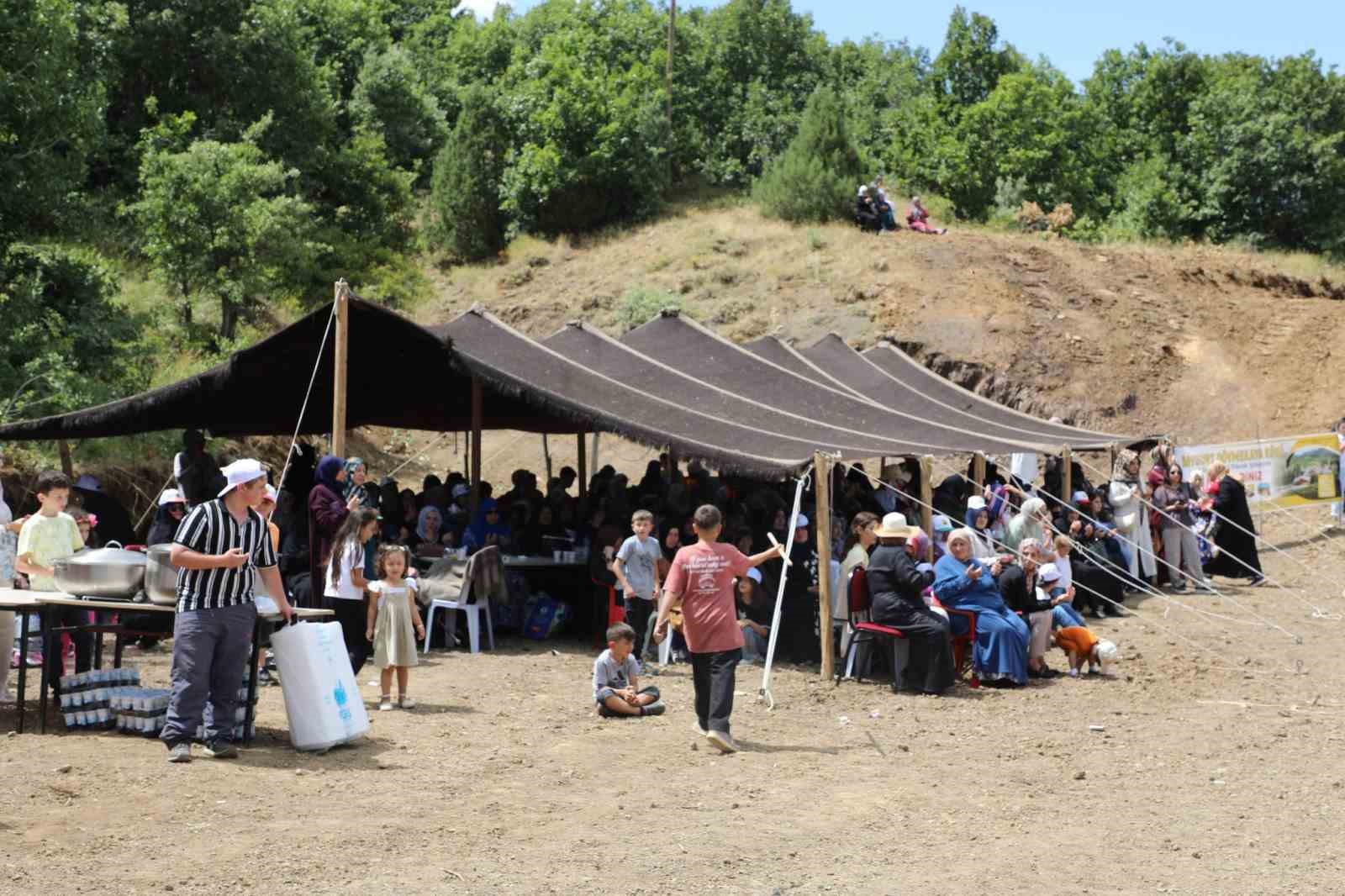 Bayburt’un Dövmekaya köyünde piknik şöleni düzenlendi