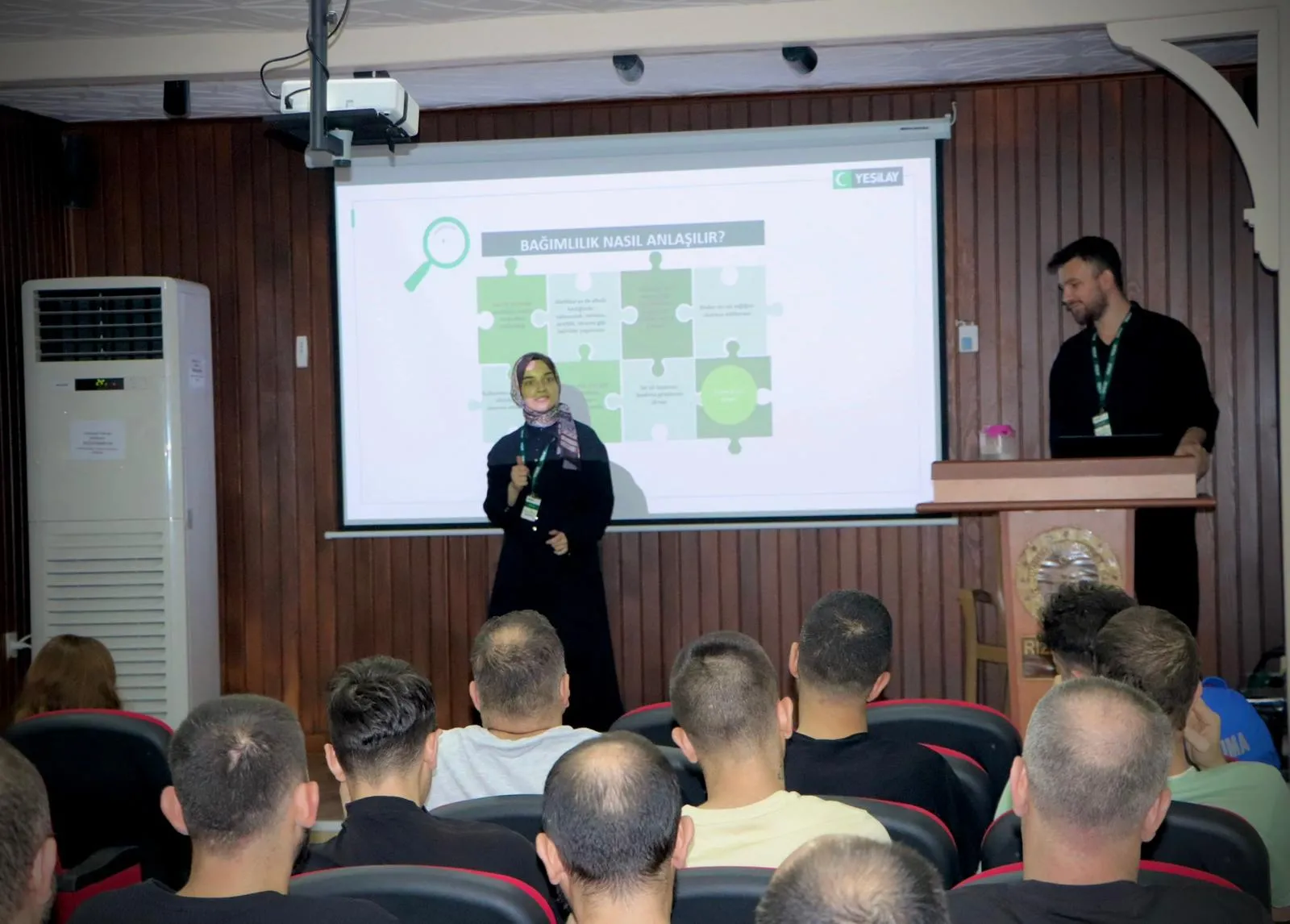 Yeşilay Rize Şubesince tutuklu ve hükümlülere yönelik eğitim düzenlendi