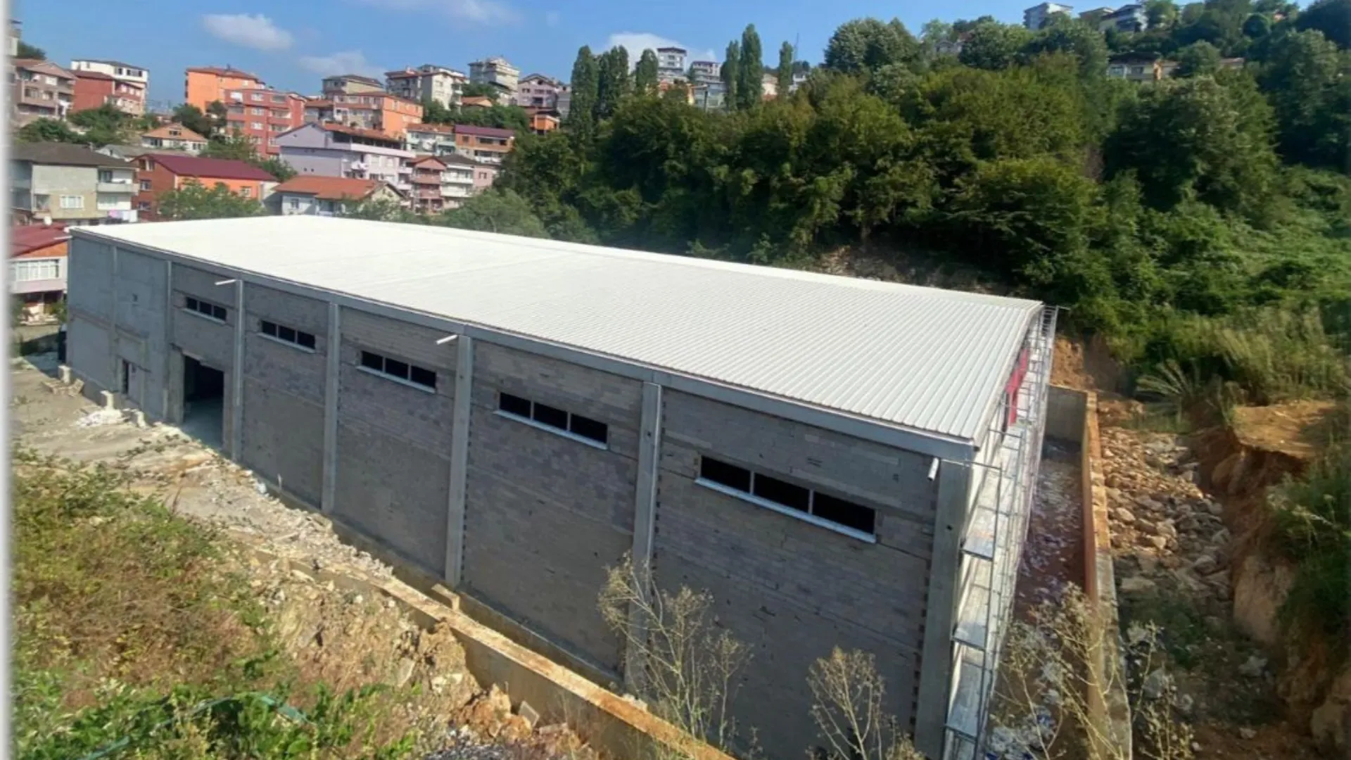 Spor salonu inşaatında sona gelindi