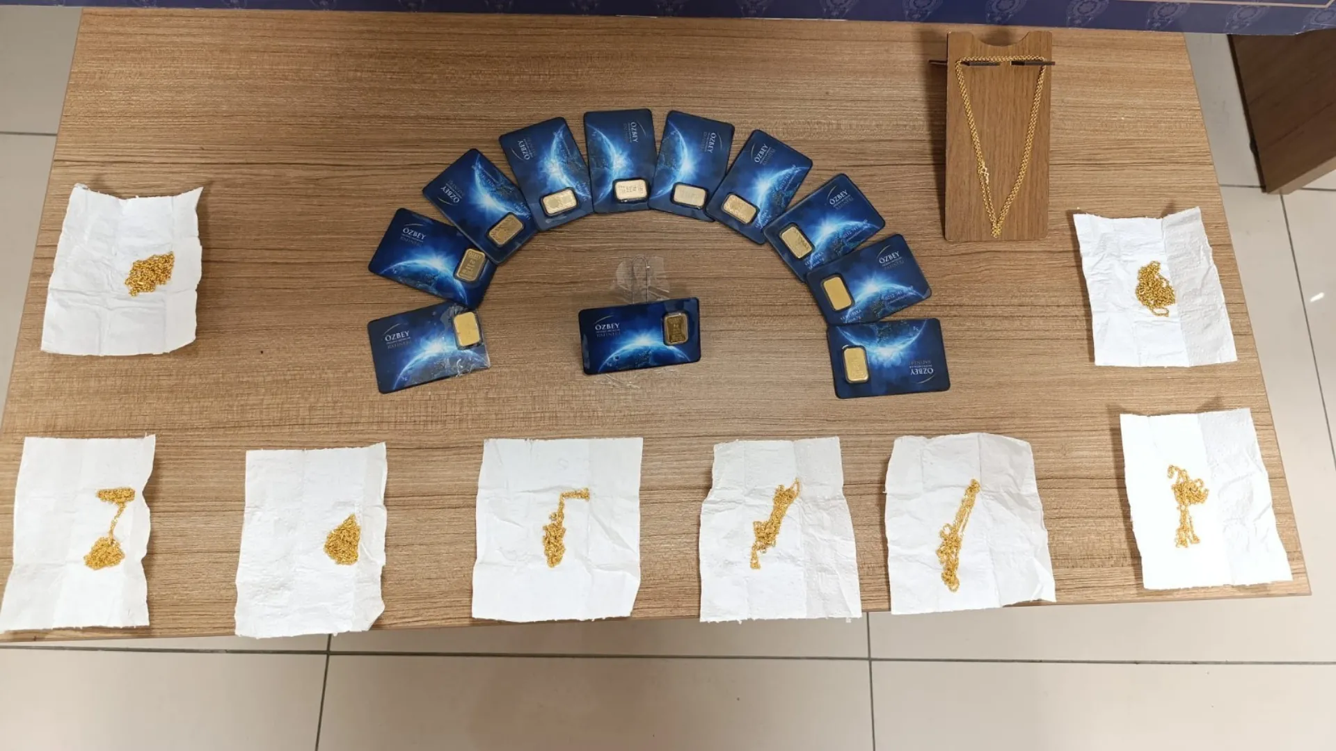 Kastamonu’da sahte altın operasyonu; 3 gözaltı