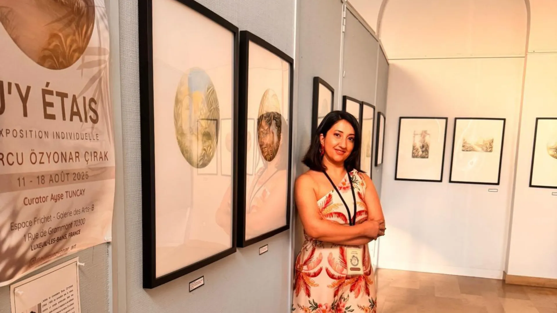 Trabzon Üniversitesi Öğretim Üyesi Doç. Dr. Çırak, Fransa'da resim sergisi açtı