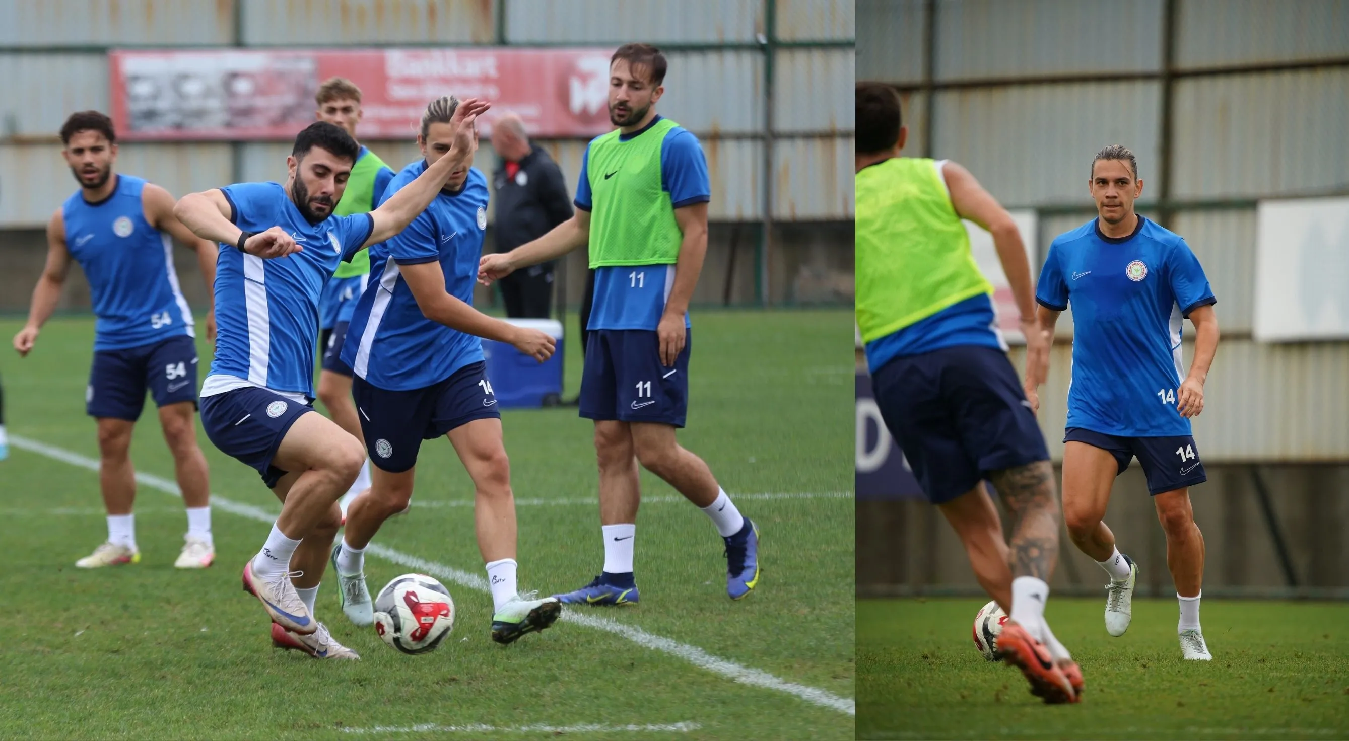 Taylan Antalyalı, Rizespor antrenmanlarında takımla bir arada